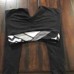 Lululemon black leggings. Size 10